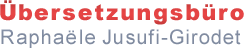 Das Logo Ihrer bersetzerin aus Schramberg und Umgebung - Jusufi-Girodet